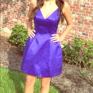 Purple Sherri Hill Size 2 Homecoming Dress
